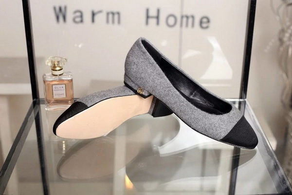 CHANEL Shallow mouth flat shoes Women--011